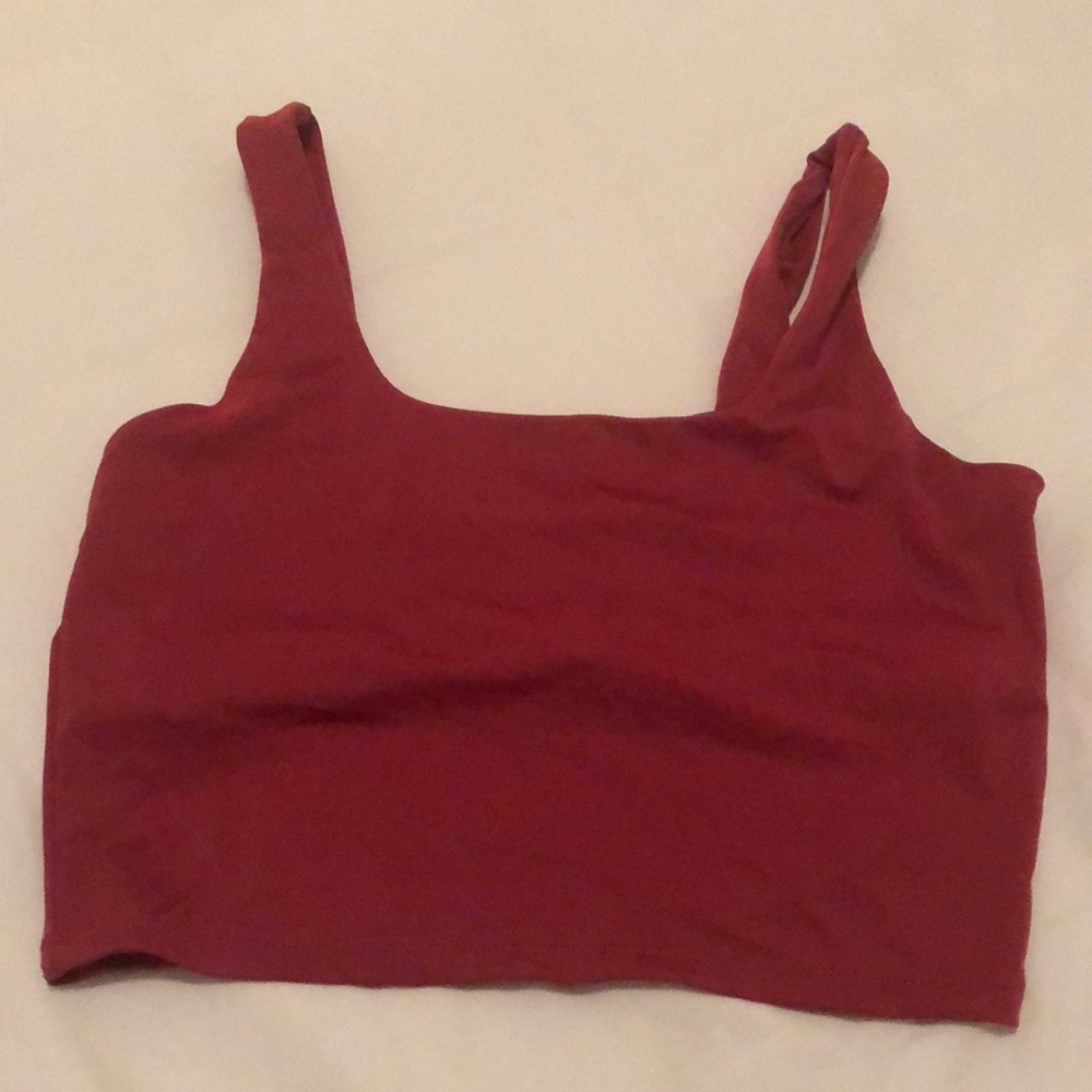 ASOS maroon athletic tank
